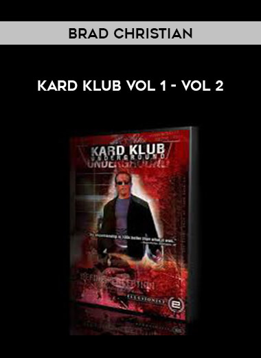 Brad Christian - Kard Klub Vol 1- Vol 2 from https://illedu.com