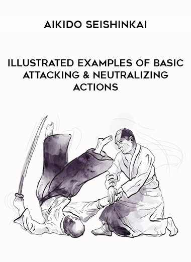 Aikido Seishinkai - Illustrated examples of basic attacking & neutralizing actions from https://illedu.com