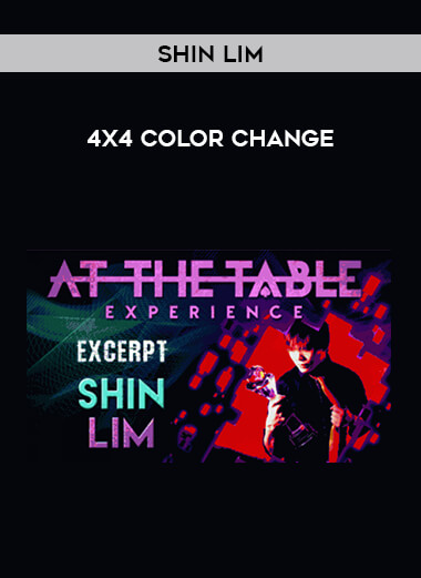 Shin Lim - 4x4 Color Change from https://illedu.com