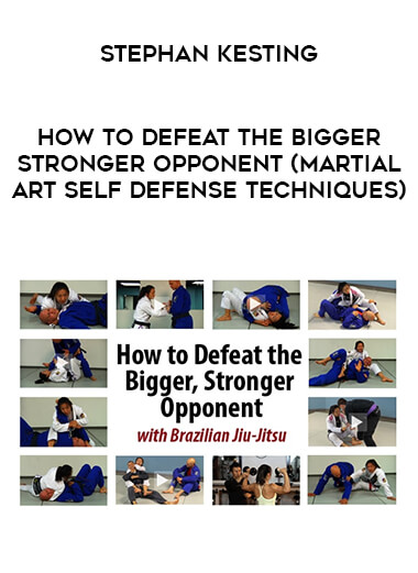 Stephan Kesting - How to Defeat the Bigger Stronger Opponent (Martial Art Self Defense Techniques) from https://illedu.com