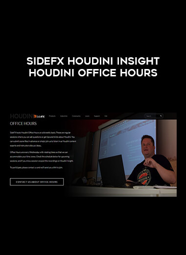 Sidefx Houdini Insight Houdini Office Hours 2018-2021 Sessions from https://illedu.com