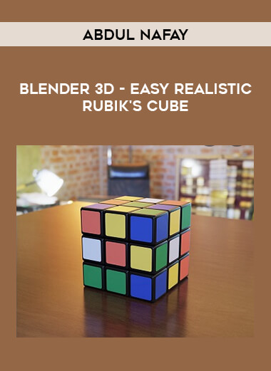 Blender 3D - Easy Realistic Rubik's cube by Abdul Nafay from https://illedu.com