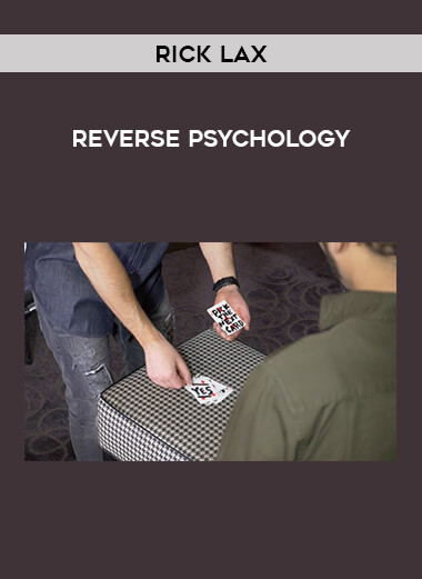 Reverse Psychology by Rick Lax from https://illedu.com