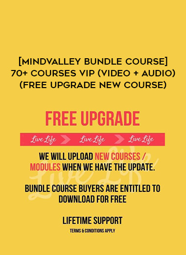 [Mindvalley Bundle Course] 70+ Courses VIP (Video + Audio) (Free Upgrade New Course) from https://illedu.com