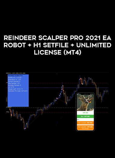 Reindeer Scalper Pro 2021 EA Robot + H1 SetFile +Unlimited License (MT4) from https://illedu.com