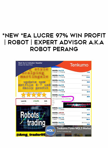 *New *EA Lucre 97% WIN PROFIT | ROBOT | EXPERT ADVISOR a.k.a robot perang from https://illedu.com
