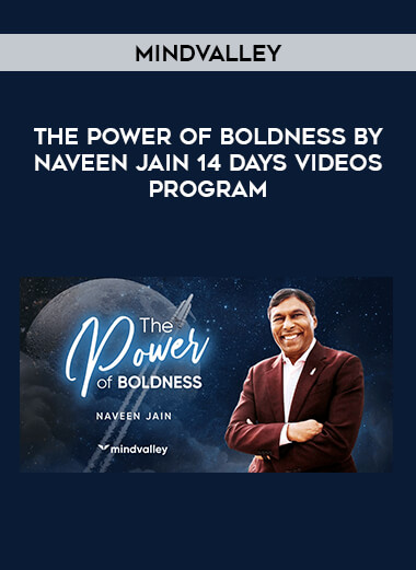 Mindvalley - The Power of Boldness By Naveen Jain 14 days videos Program from https://illedu.com