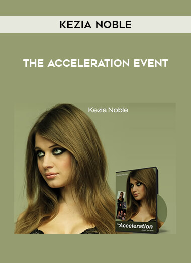 Kezia Noble - The Acceleration Event from https://illedu.com