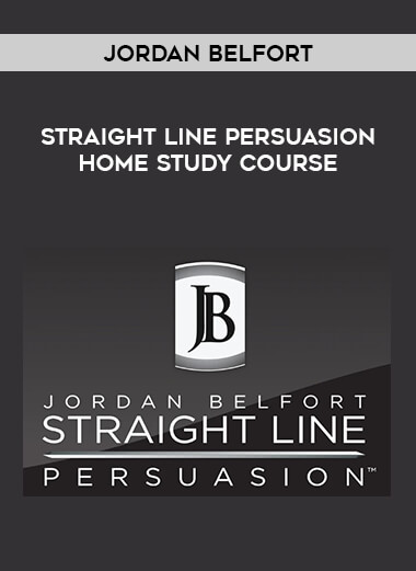 Jordan Belfort - Straight Line Persuasion Home Study Course from https://illedu.com