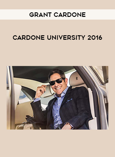 Grant Cardone - Cardone University 2016 from https://illedu.com