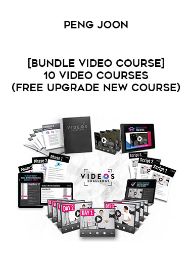 [Bundle Video Course] Peng Joon 10 Video Courses (Free Upgrade New Course) from https://illedu.com